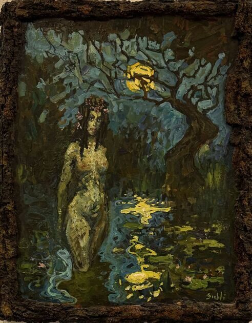 Луна и русалка. 2013 г.
